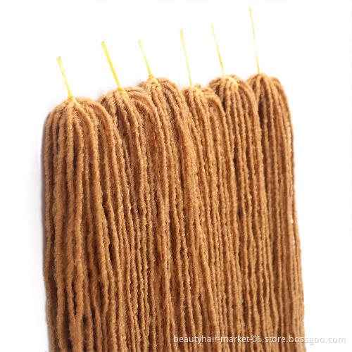 Soft Dreadlocks Crochet Sister Faux Locs Afro Sister Locks Crochet Braids Hair Synthetic Braiding Hair Extensions